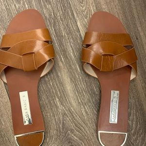 Zara leather sandals